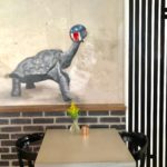 Mural ~ Food & Street Art in Munich table with turtle art