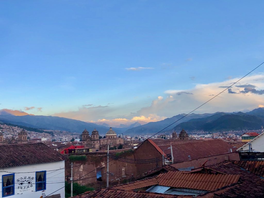 Cusco, view at the city centre